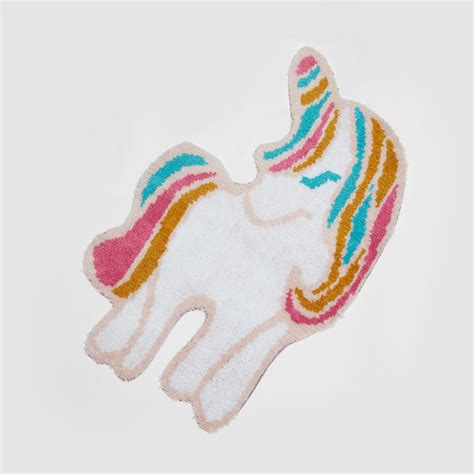 Buy Slate Kids Unicorn-Shaped Anti-Slip Bath Mat - 70x50cm from Home ...