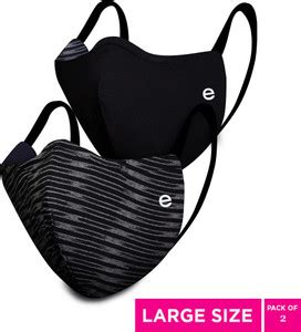 Enamor REVERSIBLE MASK : 3-Layer Safety Mask With Cotton MA02CB5S Cloth ...