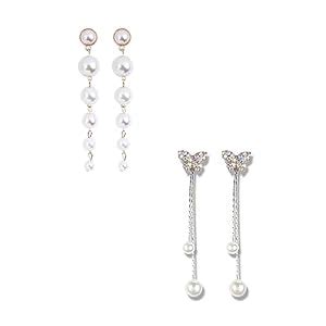 Yellow Chimes Earrings for Women and Girls | 2 Pair Combo of Butterfly ...