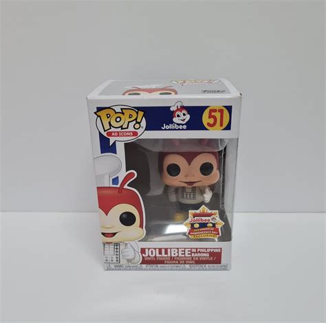 [Pre-Owned] Funko Pop! Jollibee In Philippine Barong #51 Figurine, Hobbies & Toys, Toys & Games ...