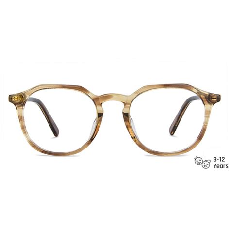 Buy Blue-Block Kids Computer Glasses: Brown Transparent Full Rim ...