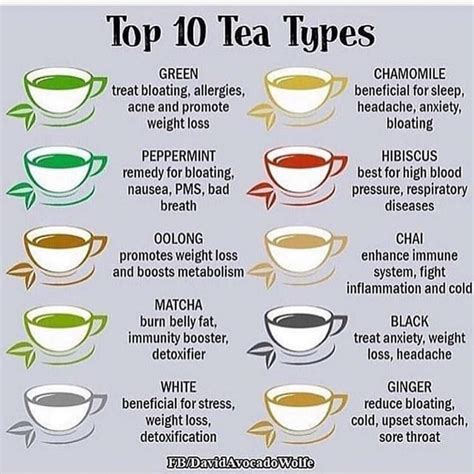 These teas are a good beginners guide. Follow @mealplans for helpful nutrition advice Tea ...