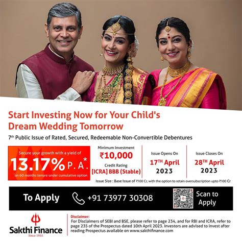 Sakthi Finance Limited - 7th Public Issue of Rated, Secured, Redeemable ...