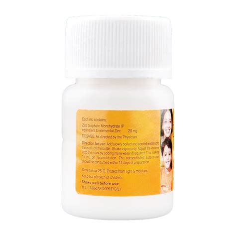 Z&D DS 20 Suspension | Uses, Side Effects, Price | Apollo Pharmacy