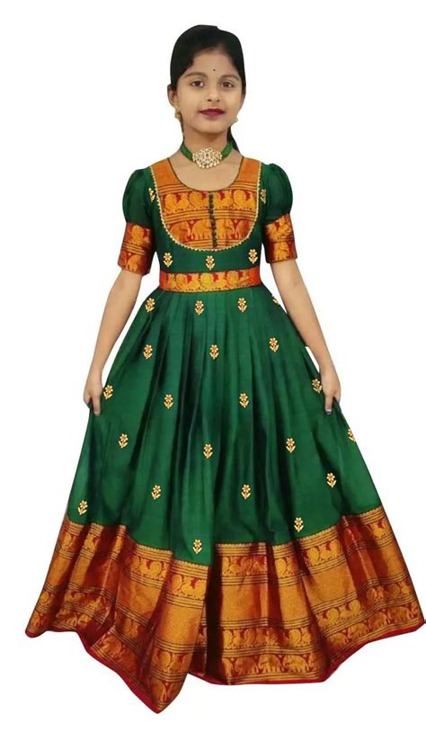 Buy JH JAHEE New South Indian Traditional Pattu Pavadai Tapeta Silk ...