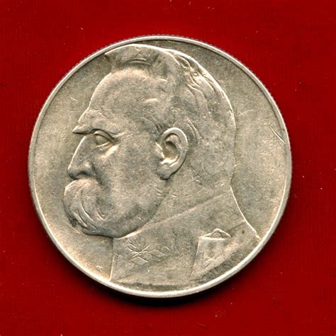 1935 - POLONIA - 10 ZLOTYCH ARGENTO PILSUDSKI - LOTTO/M31209