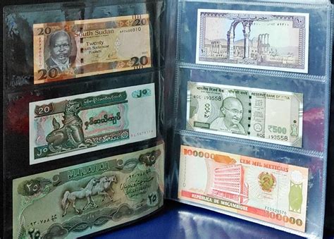 Nawkaar9 Currency Album Sheets / 3 Pockets Note Sheet / Paper Money ...