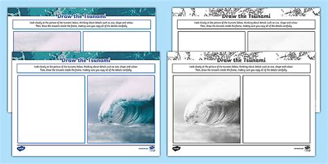 Draw the Tsunami Worksheet