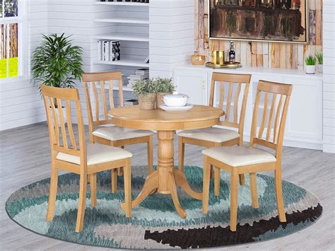 Buy East-West Furniture Dining room set- 4 Great wooden Chairs - A ...