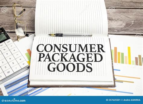 CPG - Consumer Packaged Goods Words on Notepad and Charts Stock Image - Image of cyberspace ...