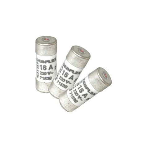 Lot de 3 fusibles céramique 16 A, 10.3 x 25.8 mm céramique | Leroy Merlin