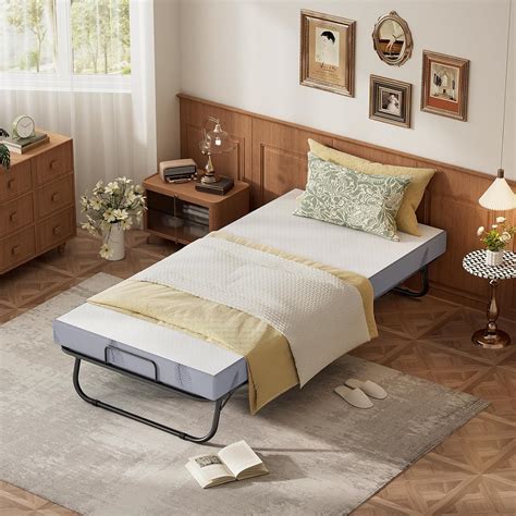 Karcog Folding Bed with Mattress, Storage Cover India | Ubuy