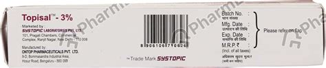 Topisal 3% Oint 30gm: Uses, Side Effects, Price & Dosage | PharmEasy