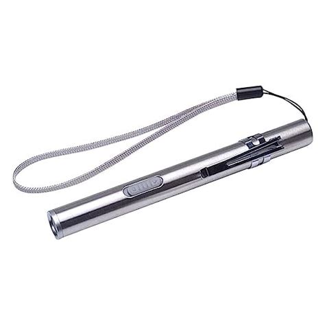 Buy Jaybally Mini LED Flashlight USB Rechargeable Pocket Stainless ...