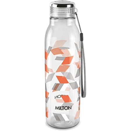 MILTON Helix 1000 Pet Water Bottle, 1 Piece, 1 Litre, Orange | BPA Free ...