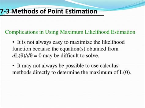 Point Estimation Methods 的图像结果