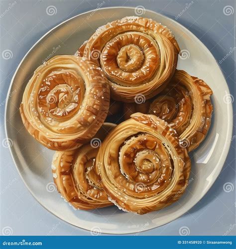 Palmier, Also As Elephant Ears, a Traditional French Pastry. by ...