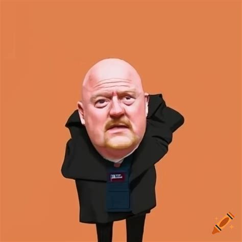 Hank schrader breaking bad tv character with a unique meme design on ...