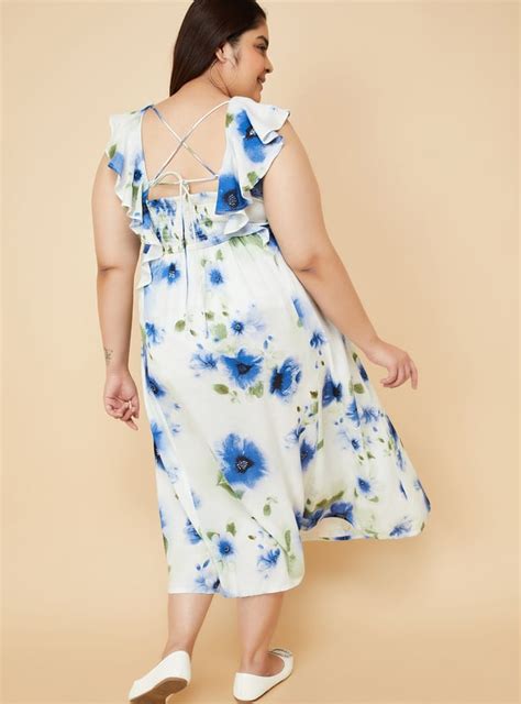 Buy Kalki x Max Women Floral Print A-line Dress Online at just Rs. 1599 ...