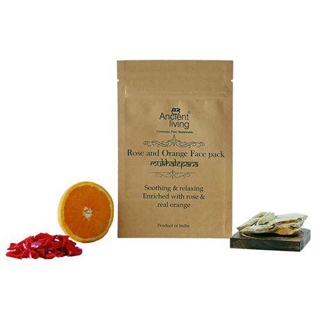Ancient Living Rose & Orange Face Pack - 40 gm — Ancient Living.in