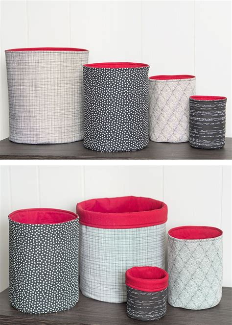 Image result for Round Fabric Baskets Tutorial