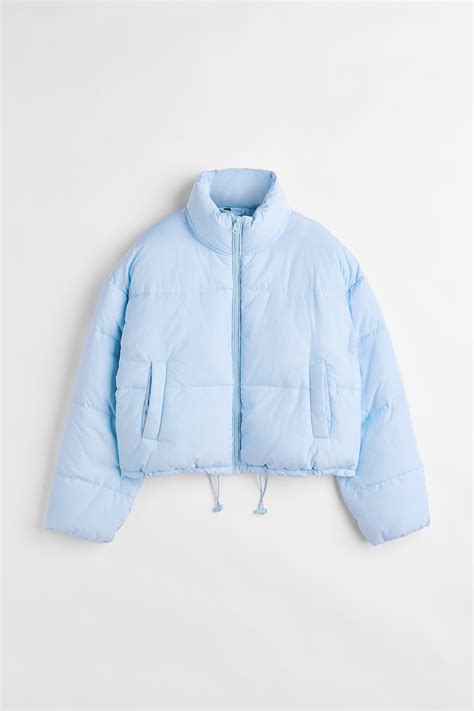 Puffer jacket - Light blue - Ladies | H&M GB
