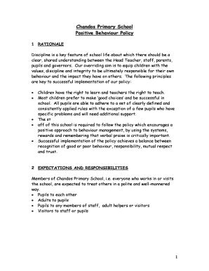 Fillable Online chandos bham sch Wychall Primary School ...