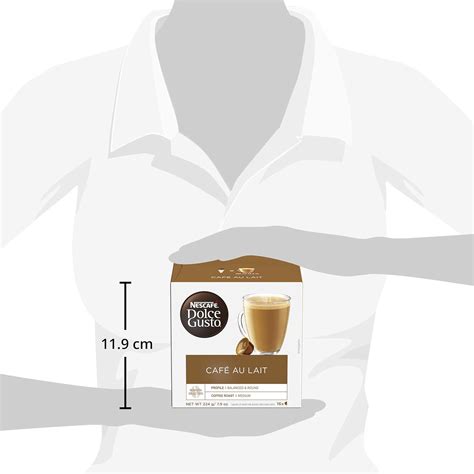 NESCAFÉDOLCEGUSTO Dolce Gusto Nescafe Coffee Pods, Cafe Au Lait, 16 ...