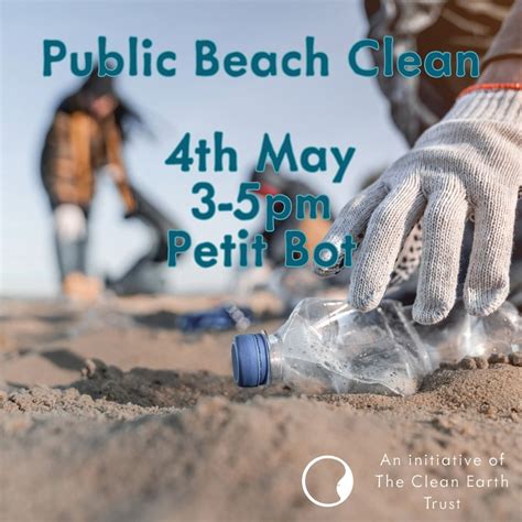Public Beach Clean - 4th May 3-5pm - Petit Bot, Petit Bot Bay, Saint ...