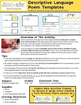 Image result for Descriptive Poem Examples