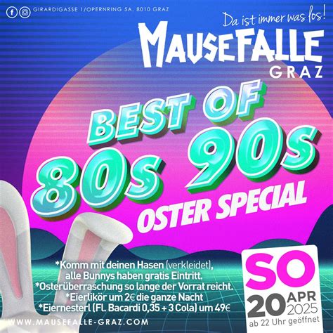 Ostersonntag Best of the 80´s and 90´s , Girardigasse 1/Opernring 5a ...