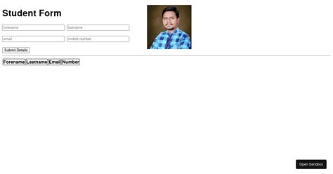 Image result for Student Application Form HTML vs Code