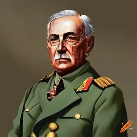 World war 2 general on Craiyon