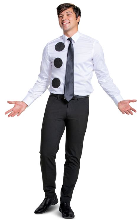 Adult The Office Jim Halpert 3 Hole Punch Kit with Clip-On Tie and 3 ...