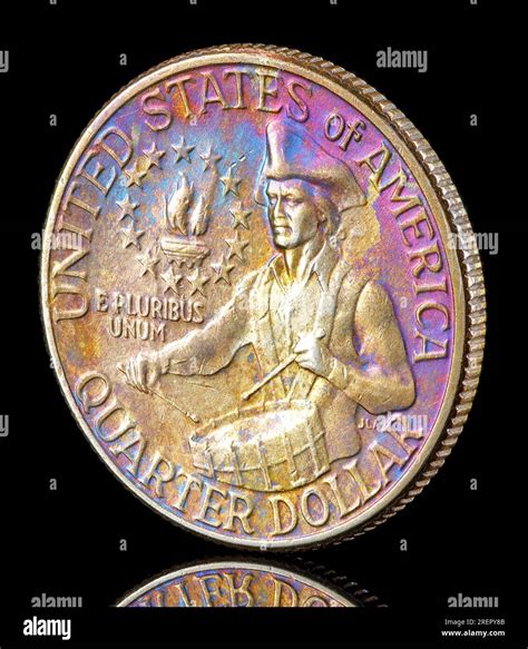 Quarter dollar coin commemorating the 200th Anniversary of the The ...