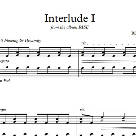 Image result for Interlude Music Note