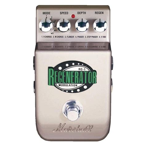 Marshall PEDL-10036, RG-1 Regenerator Stereo modulation Pedal – Beats ...