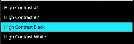 How to Off High Contrast 的图像结果