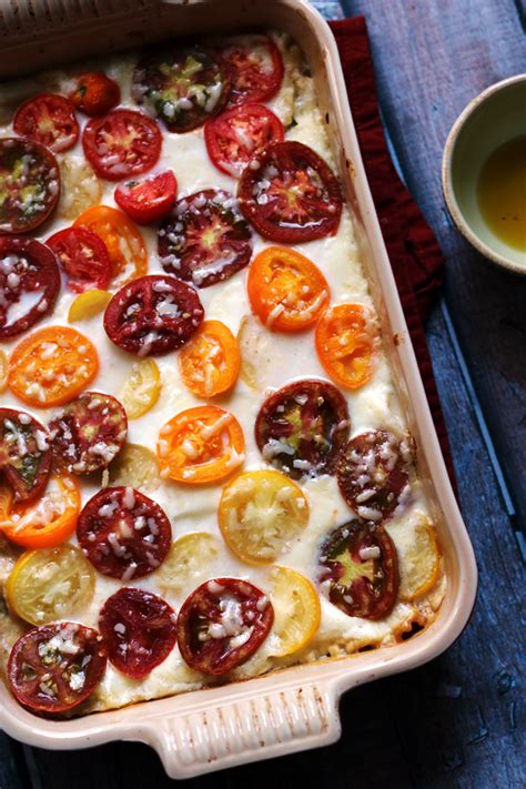 Roasted Eggplant Lasagna with Garlic Bechamel   Joanne  