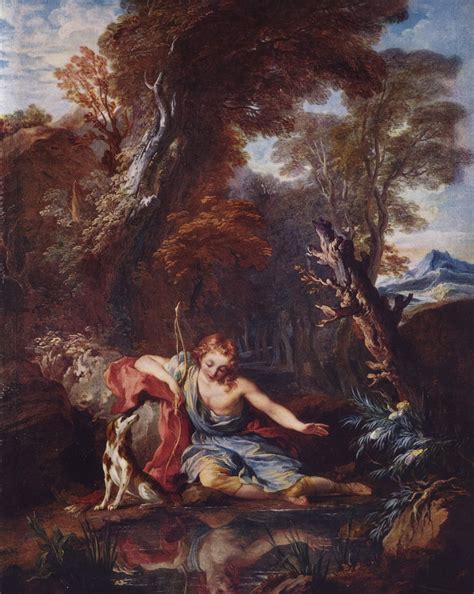 Greek Mythology Paintings Narcissus