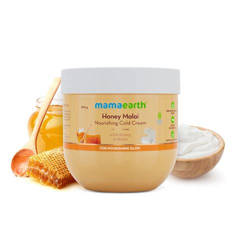 Mamaearth Honey Malai Cold Cream for Nourishing Glow - 200g