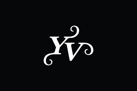 YV Logo monogram with pillar shape designs template 2962719 Vector Art ...