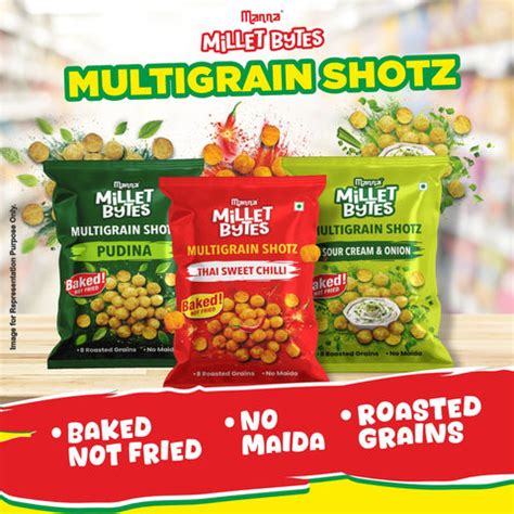 Millet Bytes Pudina Pack of 10 – Manna Foods
