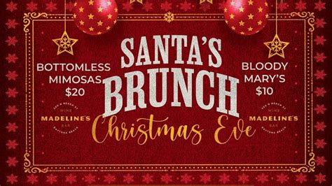 Santas Brunch Christmas Eve, Madeline's Wine Bar, Daytona Beach ...