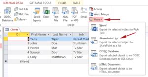 Migrating Access Database to SharePoint 的图像结果