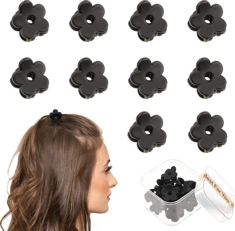 Amazon.com : ADRIONE Mini Flower Hair Clips Pack for Women - 100 ...