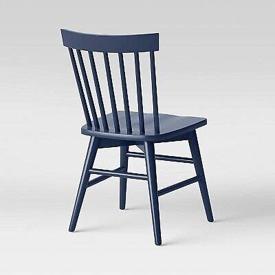 Set of 2 Windsor Dining Chair Dark Blue - Threshold | Ubuy India