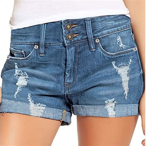 Yuwull Womens Shorts Plus Size Jean Shorts, Summer Shorts for Women ...