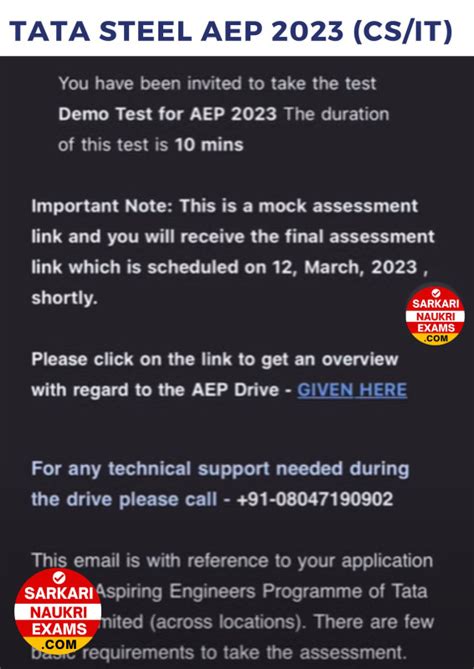 Tata Steel Aspiring Engineers Program (AEP) Result 2023 (OUT!)