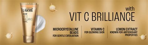 Lakme Vitamin C Brilliance Facewash 100g | Vitamin C Face Wash for ...